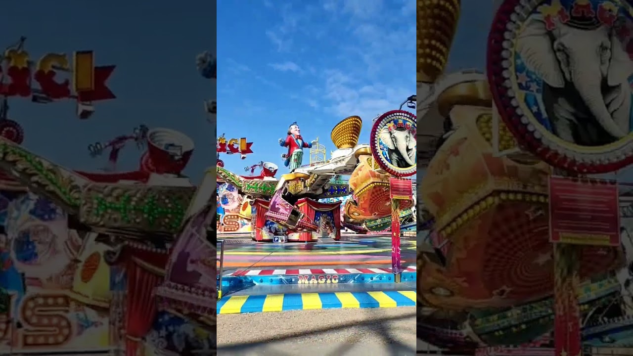 German amusement park | Парк аттракционов в Берлине, Германия 