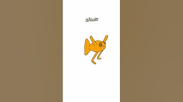 THE ORANGE FISH STEVE (Le Poisson Steve) 🐟🍊#poissonsteve #orange #fish #animation #doodle #cute