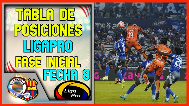 🔥ASI QUEDO LA TABLA DE POSICIONES FECHA 8 LIGAPRO 2025 FASE INICIAL | LigaPro Ecuabet 2025
