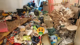 😱How long it's been since the owner cleaned this house?🤮The hardest challenge we've ever come across