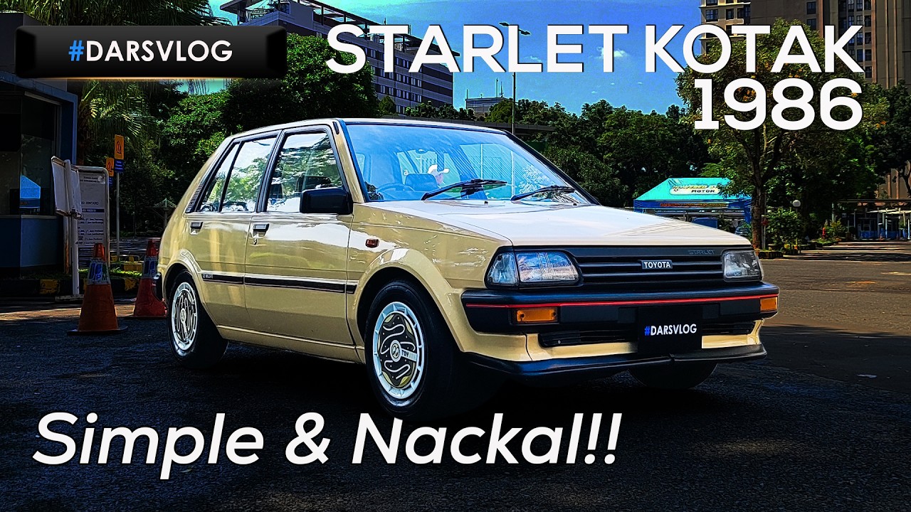 MODIFIKASI RETRO SIMPLE - Toyota Starlet Kotak 1986 ‼️ #DARSVLOG
