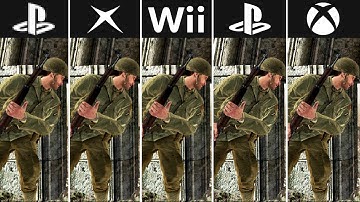 Call of Duty 3 (2006) | Xbox 360 vs PS2 vs Xbox vs PS3 vs Wii | Graphics Comparison