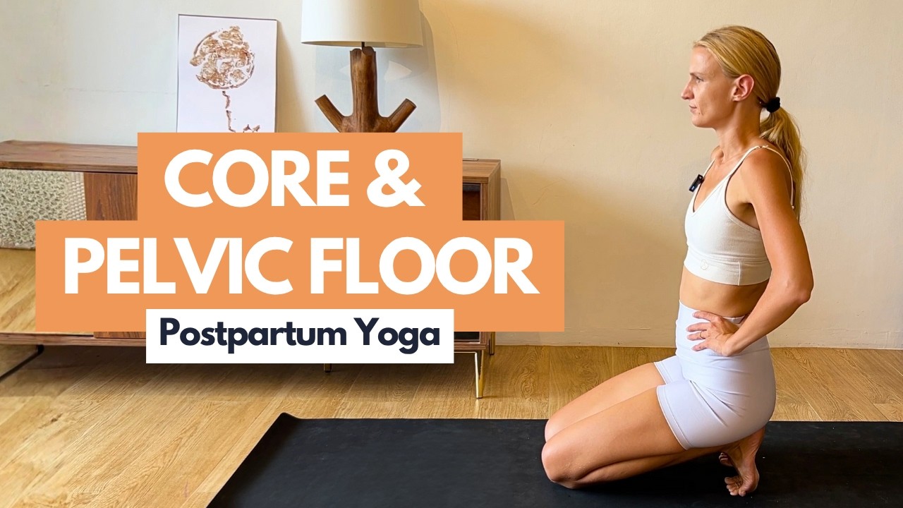 Core & Pelvic Floor Workout for Postpartum Moms | Diastasis & C-Section Friendly