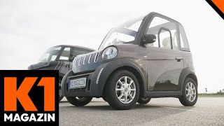 Zwei Sitze, ein Akku und 45 km/h ⚡ Elektrische MiniAutos im Test! | K1 Magazin