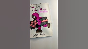 Squid Game Blind Bag🦑|#diy #art #asmr #blindbagsquishy #squidgame #shortfeed #squidgame2 #subscribe