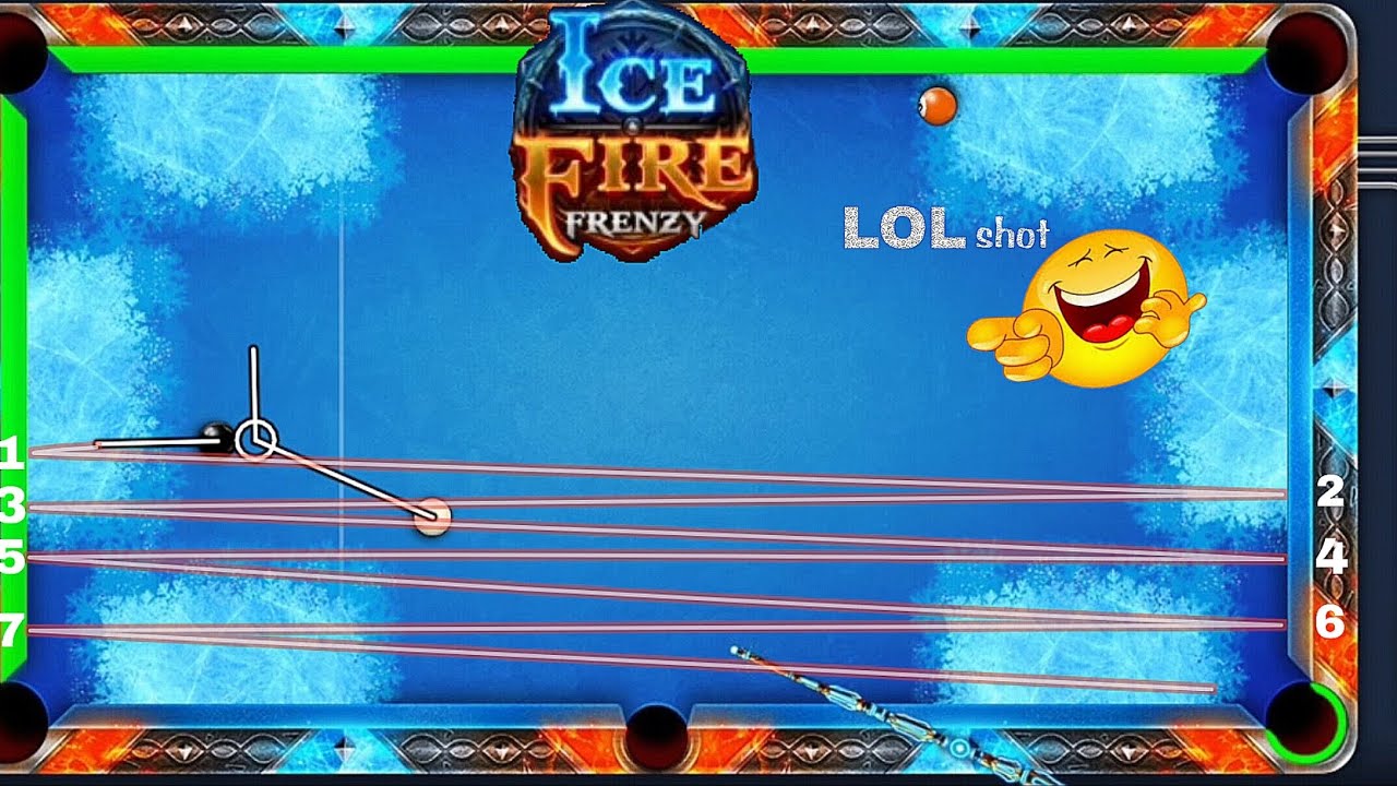8 ball pool - new table ice fire FRENZY - YouTube