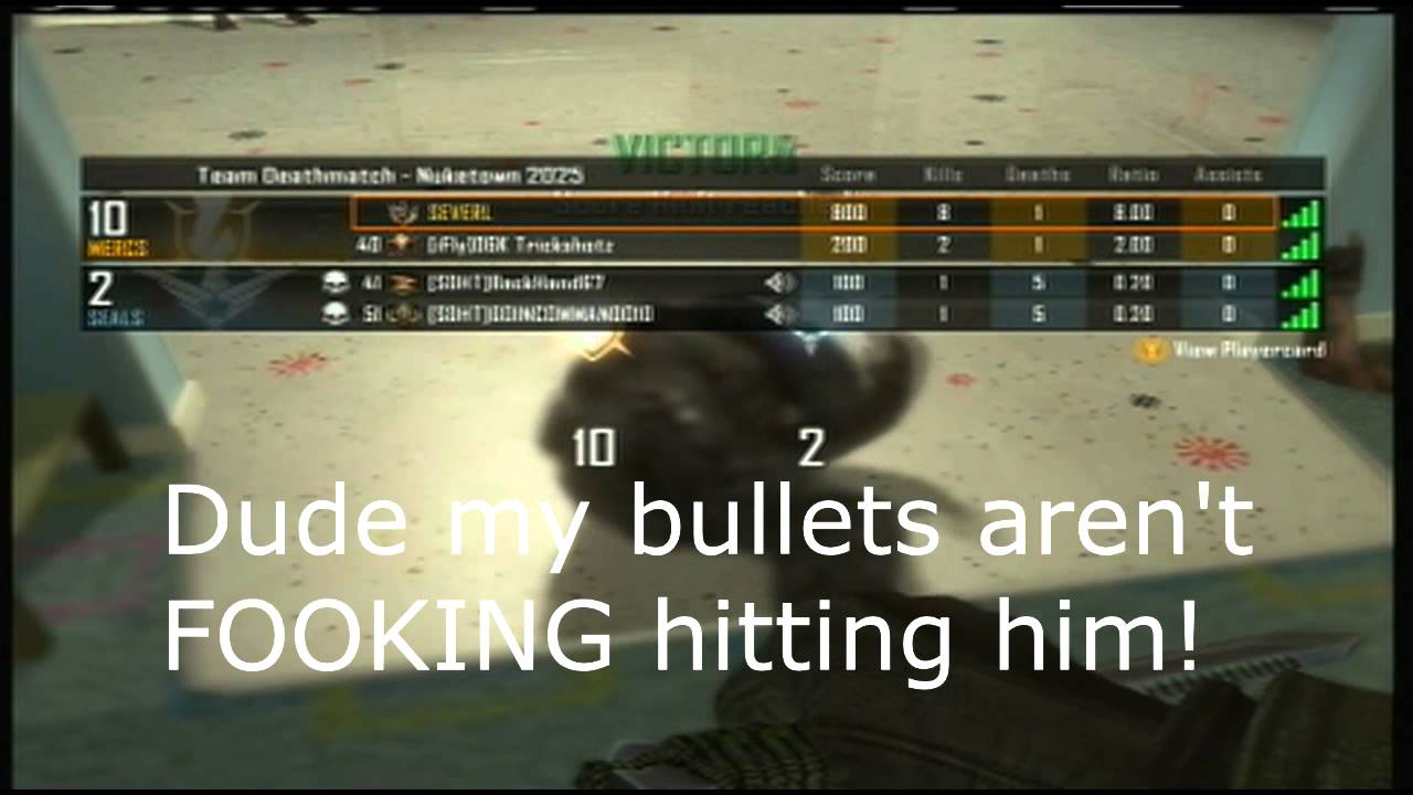 BO2 - 2v2 Headshot Only Troll (Hilarious!)