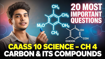 Carbon and Its Compounds Class 10 Science 🔥 20 Most Important Questions | For Board Exam 2026 🔥