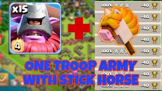 Th18 one troop army ! Mass Thrower totem spell attack strategy | Clash of Clans | COC