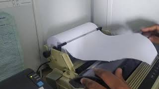 SAT-C Printer Paper Change (FURUNO)