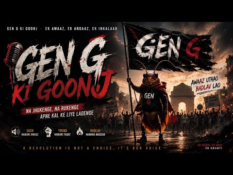 🔥 GEN G KI GOONJ 🔥 | Youth Revolution | CJP 🪳