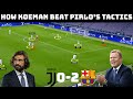 Pirlo & Koeman’s Tactical Battle | Tactical Analysis: Juventus 0-2 Barcelona |