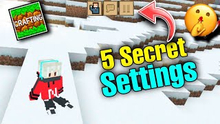 5 Secret Settings 🤫 You Should Know About in Crafting And Building | Gamer Boy Neel screenshot 5