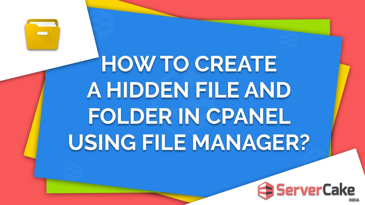 How to hide files & folders in cPanel - ServerCake India - YouTube