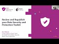 Review and republish your Data Security and Protection Toolkit