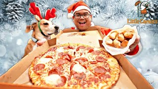 Little Caesars Pepperoni Cheeser Cheeser Holiday Meal Deal!