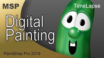 Digital Painting in PaintShop Pro - TimeLapse
