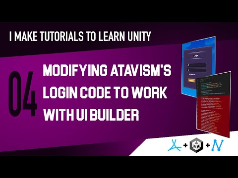 04 Modifying Atavism's Login Code to work with my UI built in UI Builder