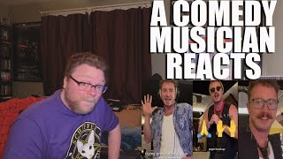 A Comedy Musician Reacts  High Five/#Inspirational/Businessman (Tom Cardy) [REACTION]