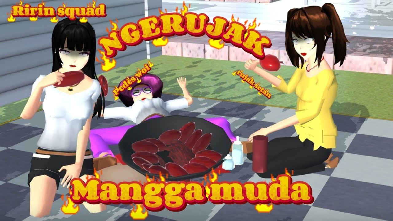 NGERUJAK MANGGA [RIRIN SQUAD]SAKURA SCHOOL SIMULATOR