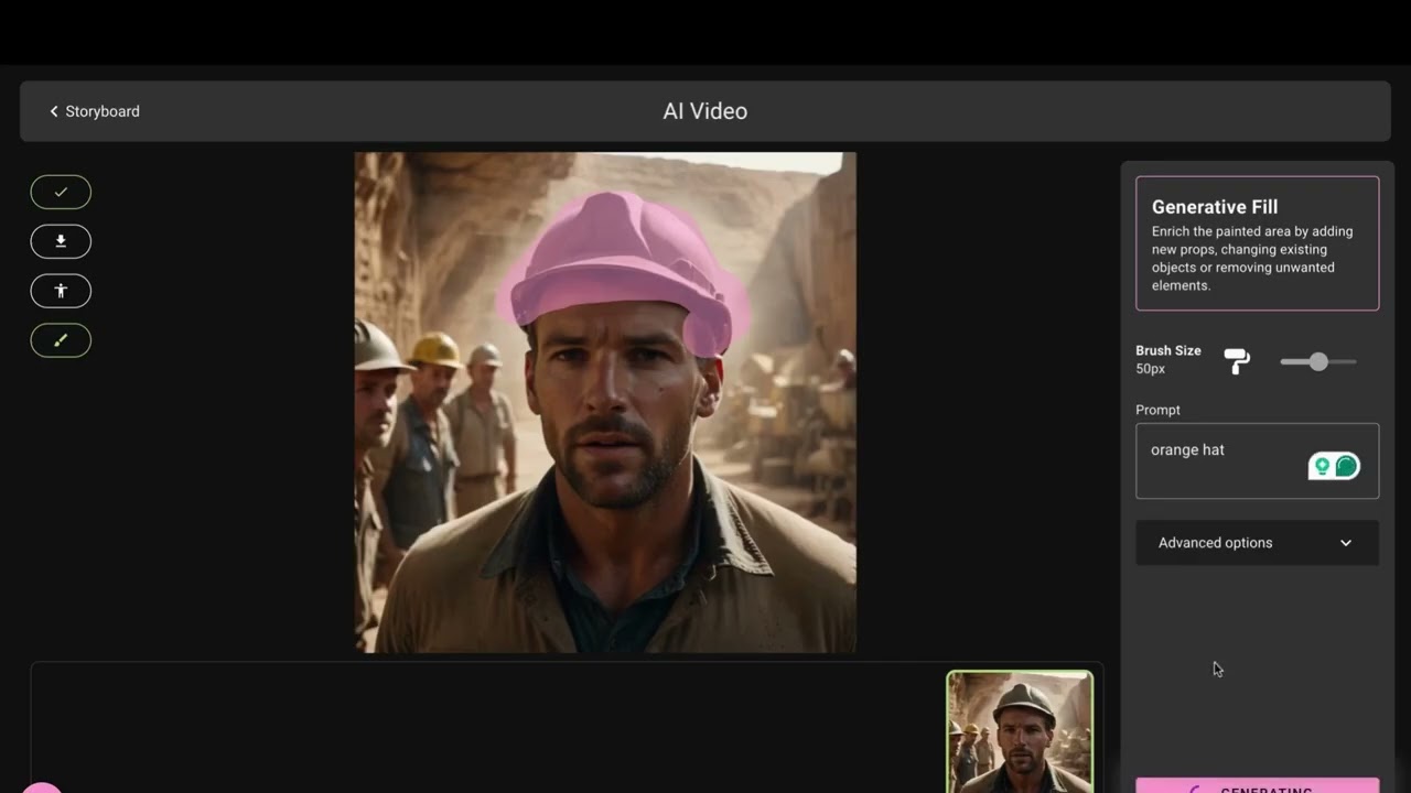 How to use Generative Fill tool in Katalist AI