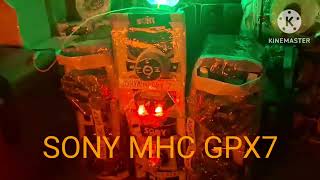 SONY MHC GPX7 - SUPER BASSE - COLOURFULL LIGHTS.