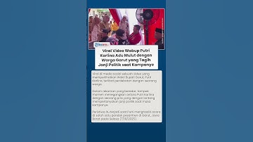 Viral Video Wabup Garut Putri Karlina vs Warga Cekcok, Momen Tegang saat Tagih Janji Kampanye NU