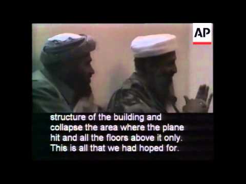Pentagon-Released Video of Osama bin Laden Talking About Terrorist Attacks B