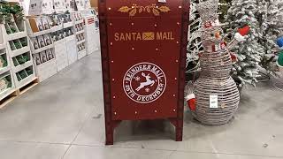 Lowe's already setting up Life Size Letters to Santa Mailbox for Christmas