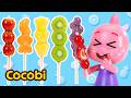 ¡Qué rico! Tanghulu de frutas dulces😋🌈 | Canciones de Color | Cocobi