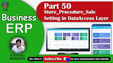 Business ERP Part 50 Store Procedure Sale Setting in DataAccess Layer in ASP.NET MVC
