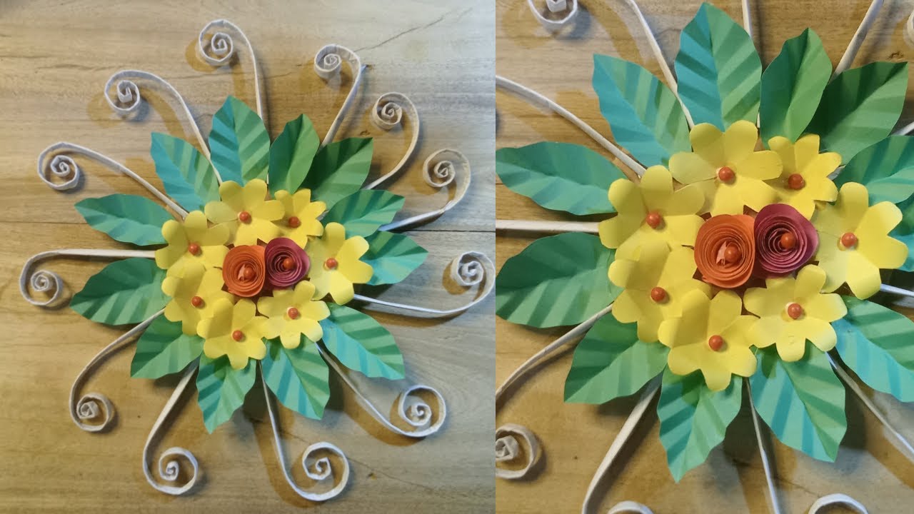 paper flower wall hanging wall hanging craft ideas paper wallmate