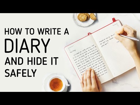 Video: How To Keep A Diary