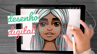 aprenda COMO FAZER ARTE DIGITAL 😱🎨 |Todo o meu processo no procreate| PASSO A PASSO COMPLETO