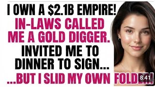 I Never Told My In-Laws I Own A 2 1 Billion Empire - They Handed Me A Postnup