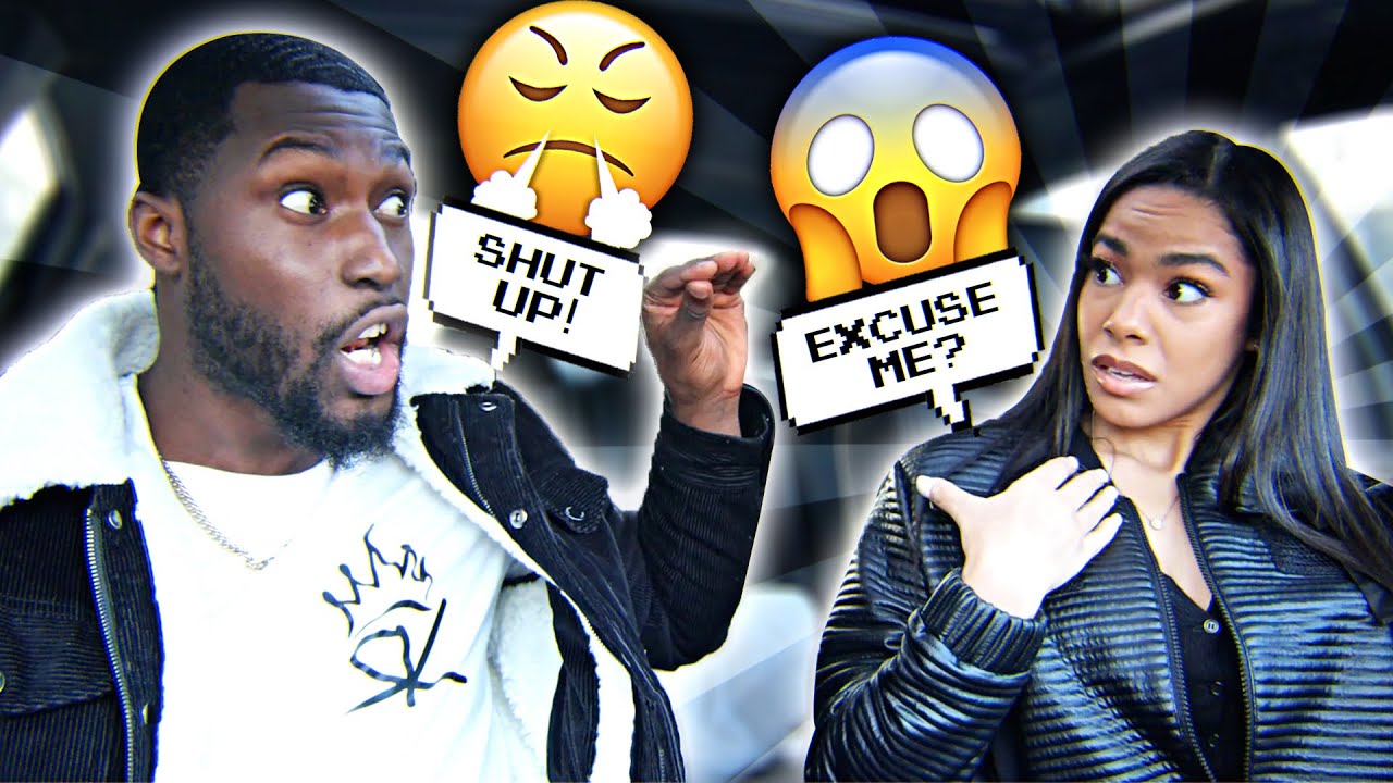 Telling My Girlfriend To SHUT UP To See Her Reaction..*NEVER AGAIN*