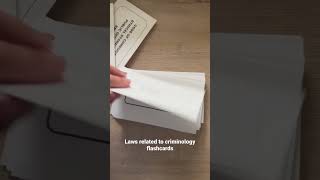 Laws related to criminology flashcards