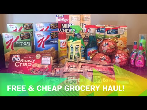 FREE & CHEAP GROCERY HAUL!! SHOWING CANADIANS HOW TO SAVE!