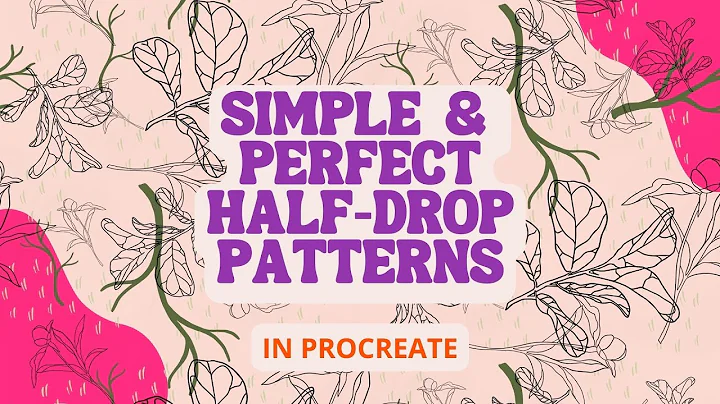 Simple  & Perfect Half Drop Patterns: Intro