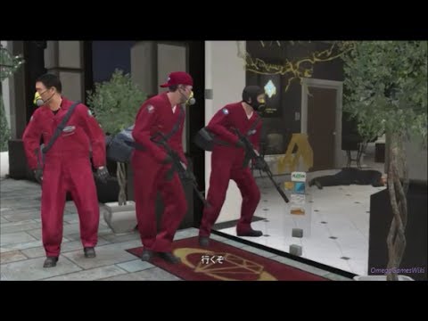 グランド セフト オート5 Part 14b ｂｚガス手榴弾 強盗 宝石店 Bz Gas Grenades The Jewel Store Job Youtube