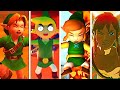 Evolution Of Link Falling In Lava In Legend Of Zelda Games (1987-2020)