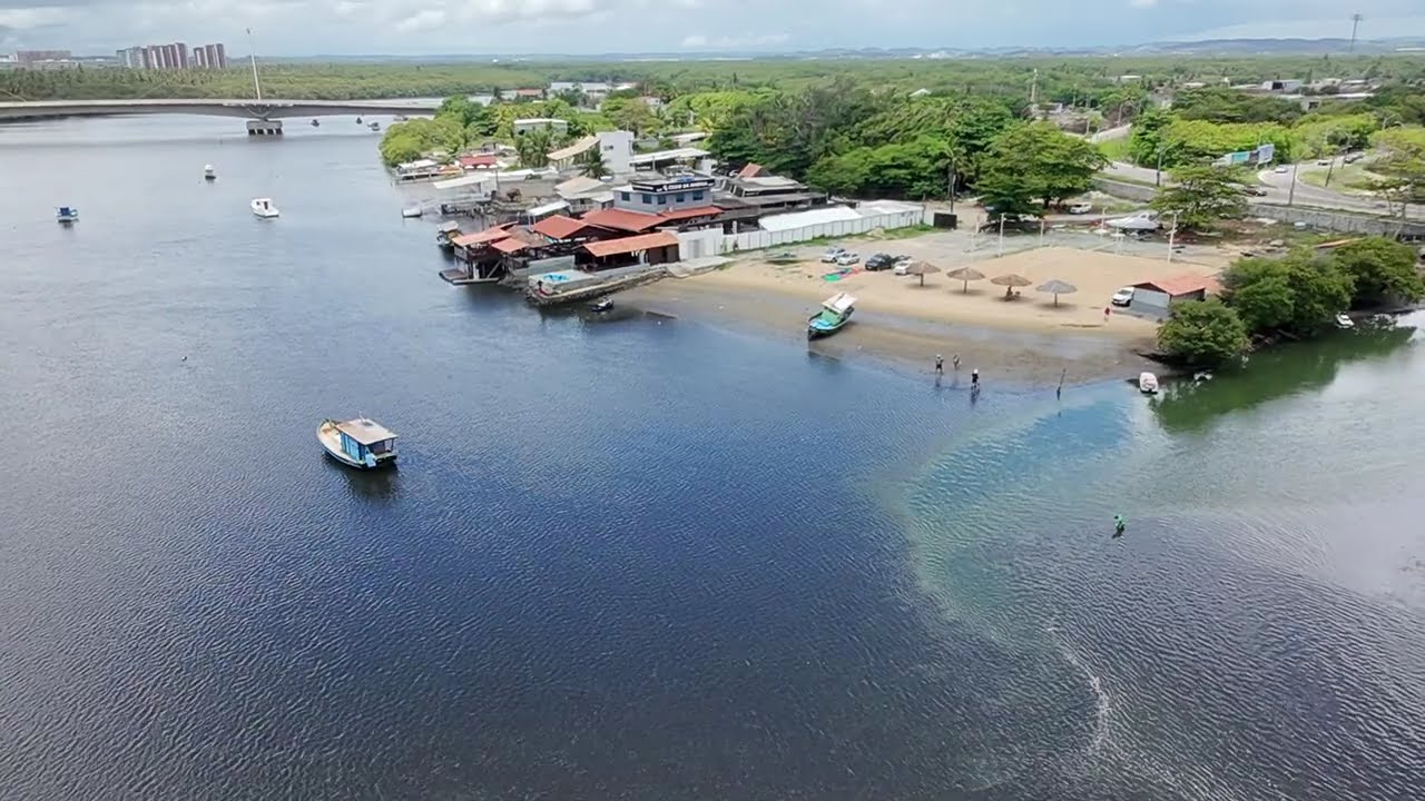 Praia do Paiva e Ilha do Amor | César da Marina Vista de Cima