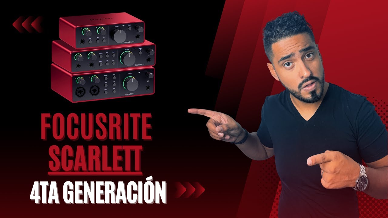 Focusrite Scarlett 4ta Generación - ¿El Rey de Precio de Entrada?