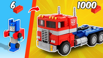 LEGO Transformers: I Simulated the Battle Between Optimus Prime and Megatron | FUNZ Bricks