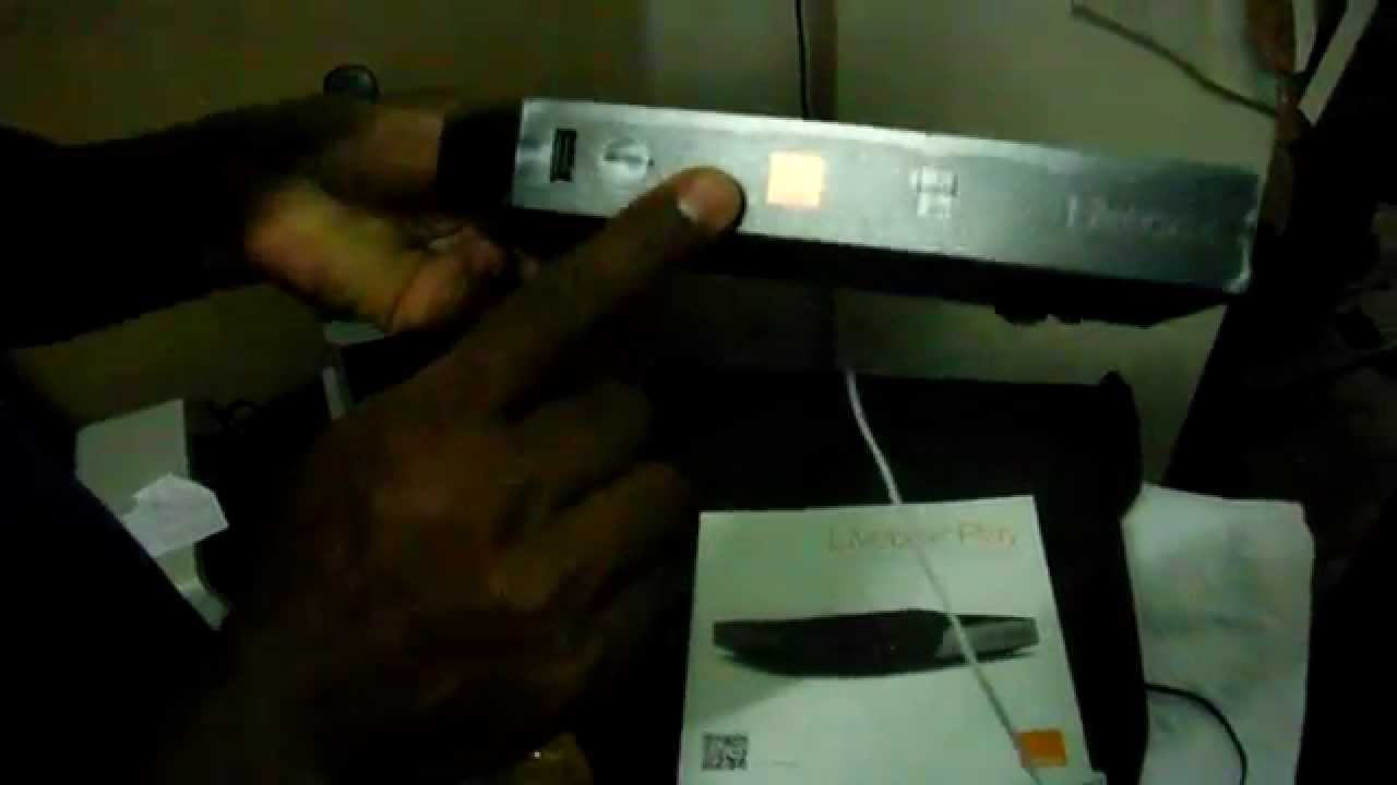 comment brancher raccorder connecter la livebox PLAY de ORANGE France Télécom sur la prise gigogne e