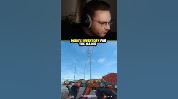 Donk’s Inventory for the Major Part 2 #ohnepixel #cs2 #cs2skins #cs2stickers #donk