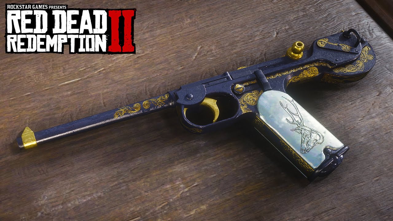 Мастер оружия рдр. Red Dead Redemption 2 Semi auto Pistols. Red Dead Redemption 2 револьвер. Semi Automatic Pistol rdr 2.
