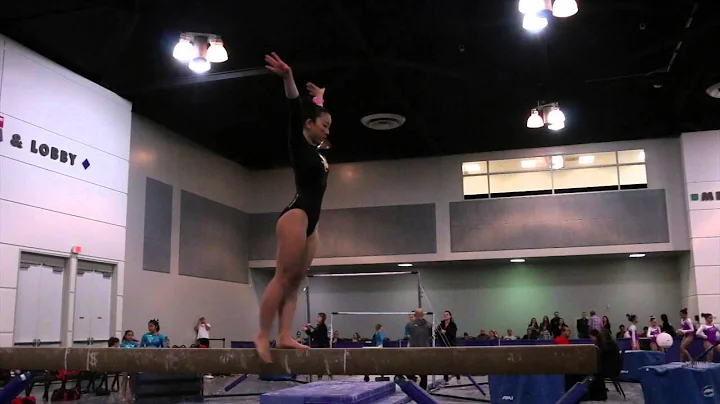 Judy An 1st Beam Gliders 2016 Wildfire Gymnast Lev...