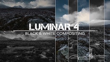 Luminar 4 Black and White Compositing
