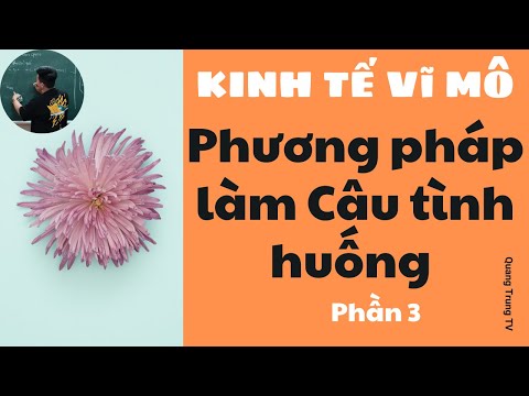 Video Kinh tế Vĩ Mô: Phương pháp làm câu tình huống đề thi... - youtube